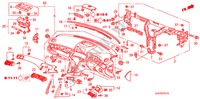 PAINEL INSTRUMENTOS(D.) para Honda LEGEND LEGEND 4 portas automática de 5 velocidades 2009