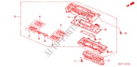 AR CONDICIONADO AUTO. CONTROLO(D.) para Honda FR-V 1.8 EX 5 portas automática de 5 velocidades 2009