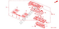 AR CONDICIONADO AUTO. CONTROLO(LH) para Honda FR-V 1.8 EXECUTIVE 5 portas automática de 5 velocidades 2009