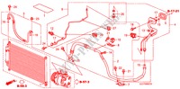 AR CONDICIONADO(MANGUEIRAS/TUBOS)(1.8L)(D.) para Honda FR-V 1.8 SE 5 portas automática de 5 velocidades 2007