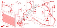 AR CONDICIONADO(MANGUEIRAS/TUBOS)(DIESEL)(D.) para Honda FR-V 2.2 EX 5 portas 6 velocidades manuais 2007