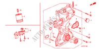 BOMBA OLEO/FILTRO REDE OLEO (1.8L) para Honda FR-V 1.8 EX 5 portas automática de 5 velocidades 2009