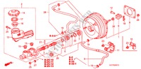 BOMBA PRINCIPAL TRAVOES/SERVO FREIO(D.) para Honda FR-V 1.8 ES 5 portas automática de 5 velocidades 2008