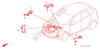 ESTEIO DO ARNES DO MOTOR(1.7L)(D.) para Honda FR-V 1.7 S 5 portas 5 velocidades manuais 2005