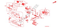 GUARNICAO PAINEL INSTRU.(LADO PASSAGEIRO) (D.) para Honda FR-V 1.8 EX 5 portas automática de 5 velocidades 2009