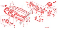 PAINEL INSTRUMENTOS(LH) para Honda FR-V 2.2 EXECUTIVE 5 portas 6 velocidades manuais 2009