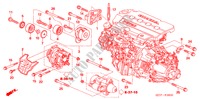 SUPORTE FIXACAO MOTOR (DIESEL) para Honda FR-V 2.2 SE-S 5 portas 6 velocidades manuais 2006