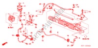 TUBAGENS DIRECCAO ASSIST.(2.0L) (LH) para Honda FR-V 2.0 COMFORT 5 portas 6 velocidades manuais 2005