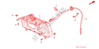 INSTRUMENTOS COMBINADOS para Honda CONCERTO 1.6I-16 5 portas 5 velocidades manuais 1990