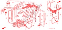 TUBO METALICO INSTALACAO/TUBAGEM(2) para Honda ACCORD DX 4 portas automática de 4 velocidades 1990