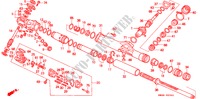 COMP. CAIXA DIRECCAO AS.(4WS)(D.) para Honda ACCORD 2.2I 4 portas 5 velocidades manuais 1993