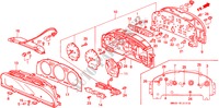 COMPONENTES INDICADORES(NS) para Honda ACCORD 2.0I 4 portas automática de 4 velocidades 1992