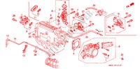 CORPO ACELERADOR(PGM FI) para Honda ACCORD 2.0I 4 portas automática de 4 velocidades 1992