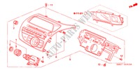 AUTO RADIO(D.)(2) para Honda CIVIC 1.8 EX 5 portas transmissão inteligente 2007