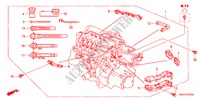 CABLAGEM MOTOR (1.4L) para Honda CIVIC 1.4 SE 5 portas 6 velocidades manuais 2008