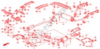 TUBO ESCAPE/SILENCIADOR (DIESEL)(2) para Honda CIVIC 2.2 SPORT      DPF 5 portas 6 velocidades manuais 2008
