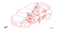 CABLAGEM(LH)(2) para Honda CIVIC 1.8 EXECUTIVE 5 portas 6 velocidades manuais 2009
