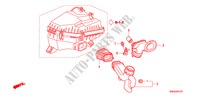 TUBO DE ADMISSAO DE AR(DIESEL) para Honda CIVIC 2.2 EXECUTIVE 5 portas 6 velocidades manuais 2010
