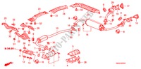 TUBO ESCAPE/SILENCIADOR(DIESEL)(1) para Honda CIVIC 2.2 BASE 5 portas 6 velocidades manuais 2009