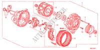 ALTERNADOR(1.8L) para Honda CIVIC 1.8ES 5 portas 6 velocidades manuais 2011