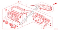 AUTO RADIO(D.)(2) para Honda CIVIC 1.8GT 5 portas automática de 5 velocidades 2011