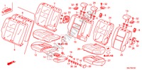 BANCO TRASEIRO para Honda CIVIC 1.4GT 5 portas transmissão inteligente 2011