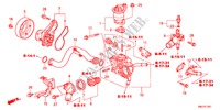 BOMBA AGUA(1.8L) para Honda CIVIC 1.8EXE 5 portas automática de 5 velocidades 2011