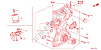 BOMBA OLEO(1.8L) para Honda CIVIC 1.8GT 5 portas automática de 5 velocidades 2011