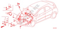 CABLAGEM(D.)(1) para Honda CIVIC 1.8S 5 portas automática de 5 velocidades 2011