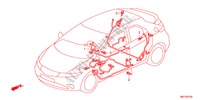 CABLAGEM(LH)(2) para Honda CIVIC 2.2EXE 5 portas 6 velocidades manuais 2011
