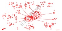 CINTA CABLAGEM/SUPORTE(LH)(2) para Honda CIVIC 1.4SPORT 5 portas transmissão inteligente 2011