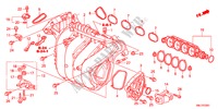 COLECTOR ADMISSAO(1.8L) para Honda CIVIC 1.8S 5 portas automática de 5 velocidades 2011