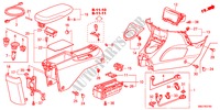 CONSOLA para Honda CIVIC 1.8GT 5 portas automática de 5 velocidades 2011
