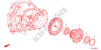 DIFERENCIAL(1.4L)(1.8L) para Honda CIVIC 1.8VXI 5 portas 6 velocidades manuais 2011