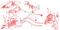 FECHOS PORTAS FRENTE/MANIVELA EXTERNA para Honda CIVIC 2.2SPORT 5 portas 6 velocidades manuais 2011