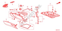 GUARNICAO PAINEL INSTRU.(D.)(LADO PASSAGEIRO) para Honda CIVIC 1.4GT 5 portas transmissão inteligente 2011