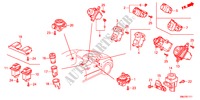 INTERRUPTOR(D.) para Honda CIVIC 2.2EX 5 portas 6 velocidades manuais 2011