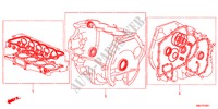 KIT JUNTAS(1.8L) para Honda CIVIC 1.8EXE   AUDIOLESS 5 portas automática de 5 velocidades 2011