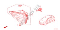 LUZ NEVOEIRO para Honda CIVIC 1.8GT    AUDIOLESS 5 portas automática de 5 velocidades 2011
