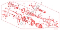 MOTOR ARRANQUE(DIESEL) para Honda CIVIC 2.2ES 5 portas 6 velocidades manuais 2011