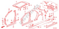 PAINEIS EXTERIOR/PAINEL TRASEIRO para Honda CIVIC 2.2EXE 5 portas 6 velocidades manuais 2011