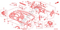 PAINEL INSTRUMENTOS(LH) para Honda CIVIC 2.2SPORT 5 portas 6 velocidades manuais 2011