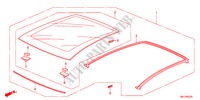 VIDRO DO TECTO para Honda CIVIC 1.8EXE 5 portas automática de 5 velocidades 2011