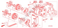 AR CONDICIONADO (COMPRESSOR) (1.8L) para Honda CIVIC 1.8 BASE 3 portas transmissão inteligente 2009