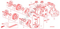 AR CONDICIONADO (COMPRESSOR) (1.8L) para Honda CIVIC 1.8 TYPE S 3 portas transmissão inteligente 2008