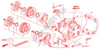 AR CONDICIONADO (COMPRESSOR) (DIESEL) para Honda CIVIC 2.2 BASE 3 portas 6 velocidades manuais 2007