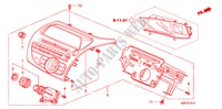 AUTO RADIO(D.)(2) para Honda CIVIC 1.8 TYPE S 3 portas transmissão inteligente 2009