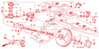 BOMBA PRINCIPAL TRAVOES/ SERVO FREIO(LH) para Honda CIVIC 1.8 TYPE S 3 portas 6 velocidades manuais 2009