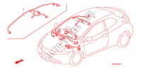CABLAGEM(D.)(4) para Honda CIVIC 1.8 TYPE S 3 portas transmissão inteligente 2007