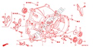 CAIXA EMBRAIAGEM(1.4L) para Honda CIVIC 1.4 TYPE S    PLUS 3 portas 6 velocidades manuais 2009